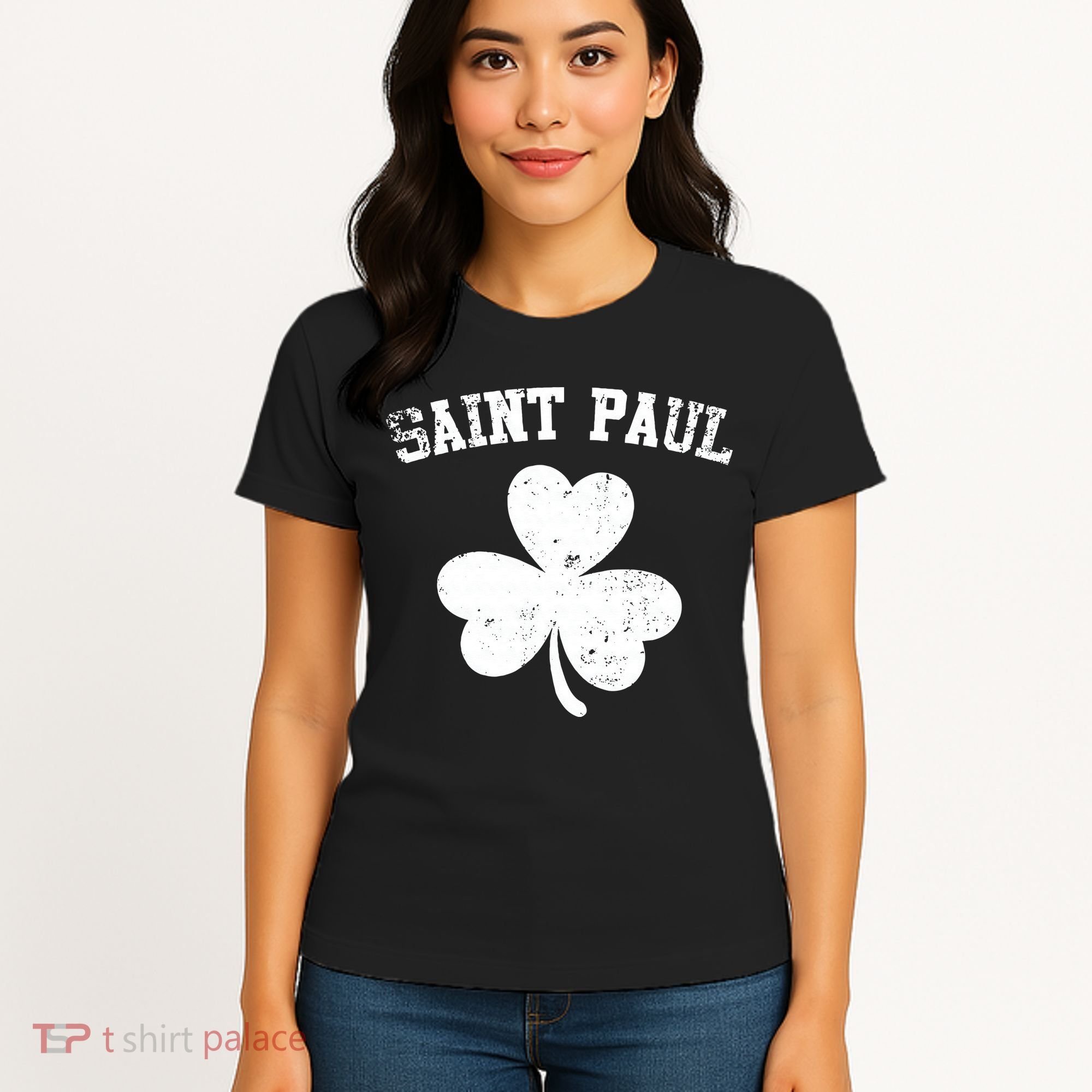 Saint Paul Minnesota St Patrick's Day Shamrock Women's T-Shirt