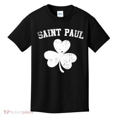 Saint Paul Minnesota St Patrick's Day Shamrock Kids T-Shirt