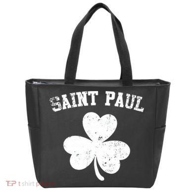 Saint Paul Minnesota St Patrick's Day Shamrock Tote Bag