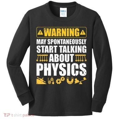 Science Physic Math Chemistry Biology Astronomy Kids Long Sleeve Shirt