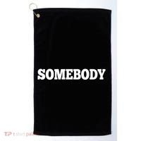 Somebodys Problem Matching Couple Family Shirt Golf Towel thumb 0