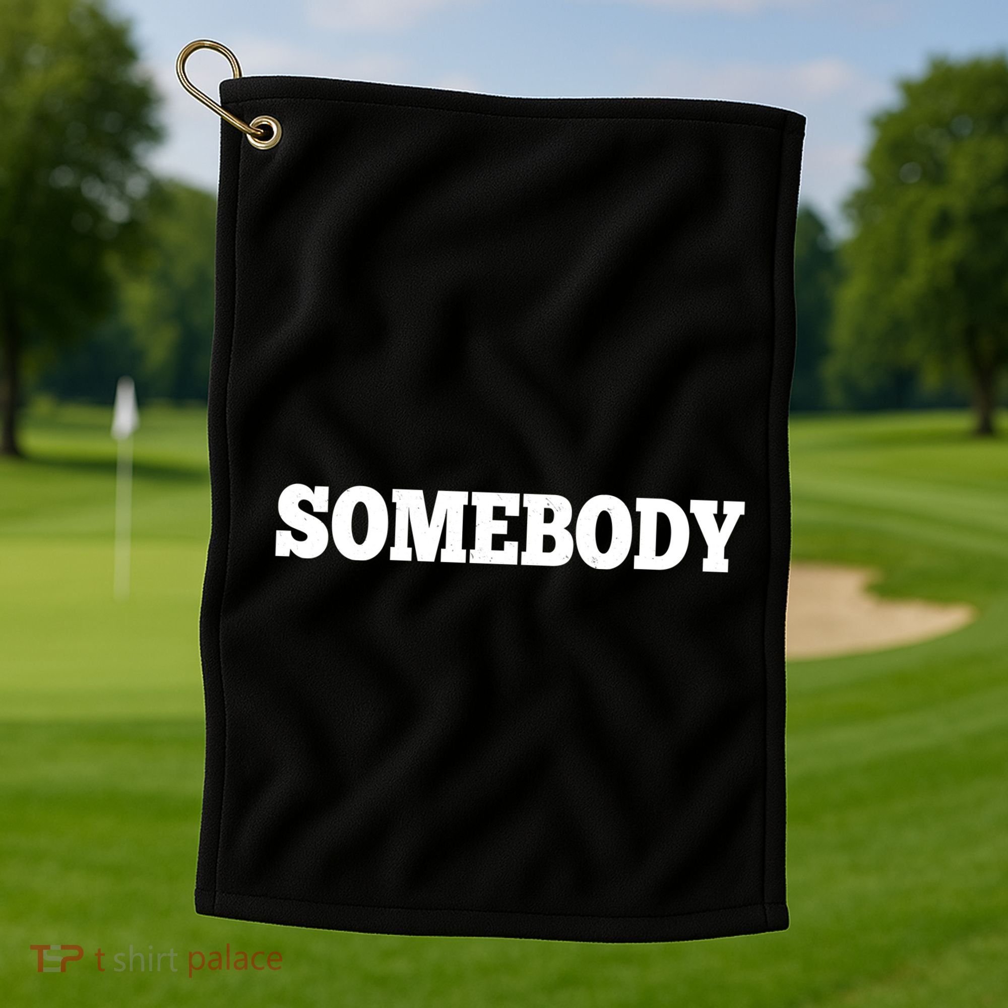 Somebodys Problem Matching Couple Family Shirt Golf Towel