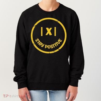 Stay Positive Math Teacher Mathematician Avoid Negativity Women's Sweatshirt