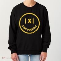 Stay Positive Math Teacher Mathematician Avoid Negativity Women's Sweatshirt thumb 0