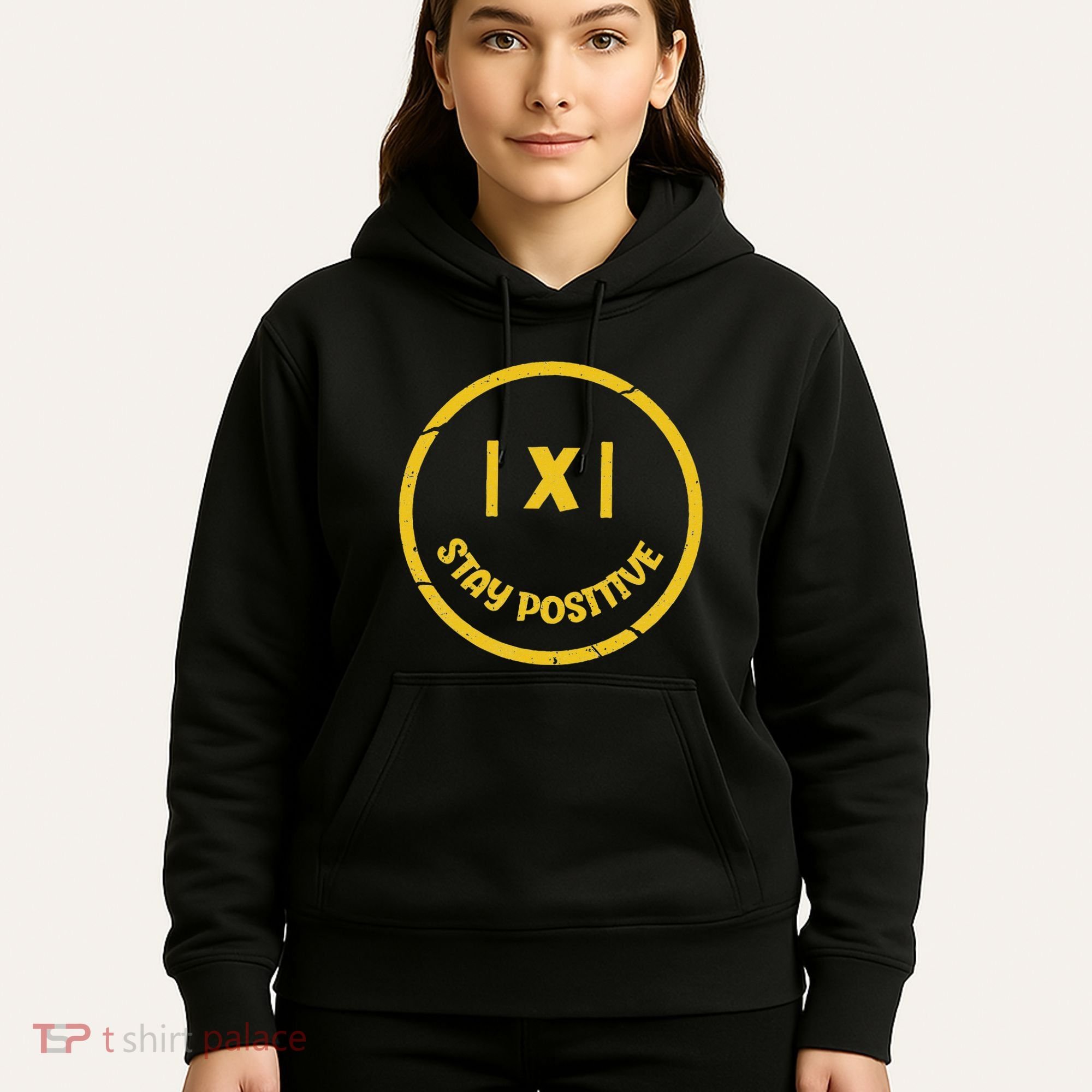 Stay Positive Math Teacher Mathematician Avoid Negativity Hoodie