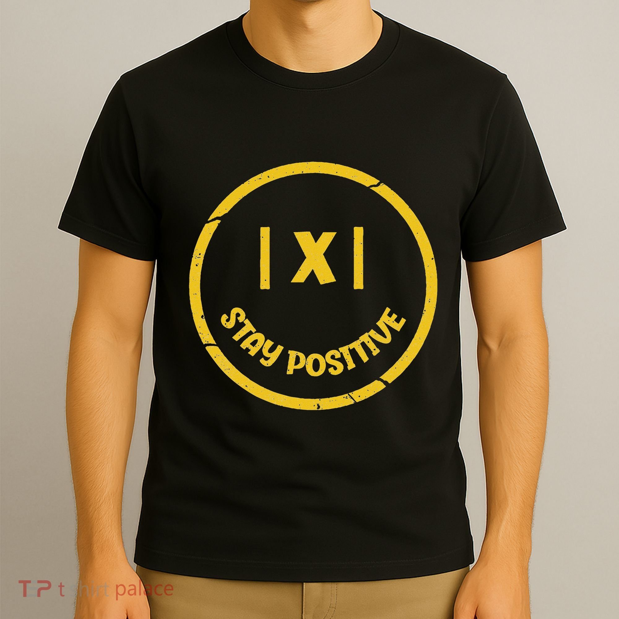 Stay Positive Math Teacher Mathematician Avoid Negativity T-Shirt