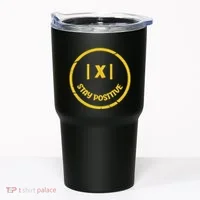 Stay Positive Math Teacher Mathematician Avoid Negativity Tumbler thumb 0