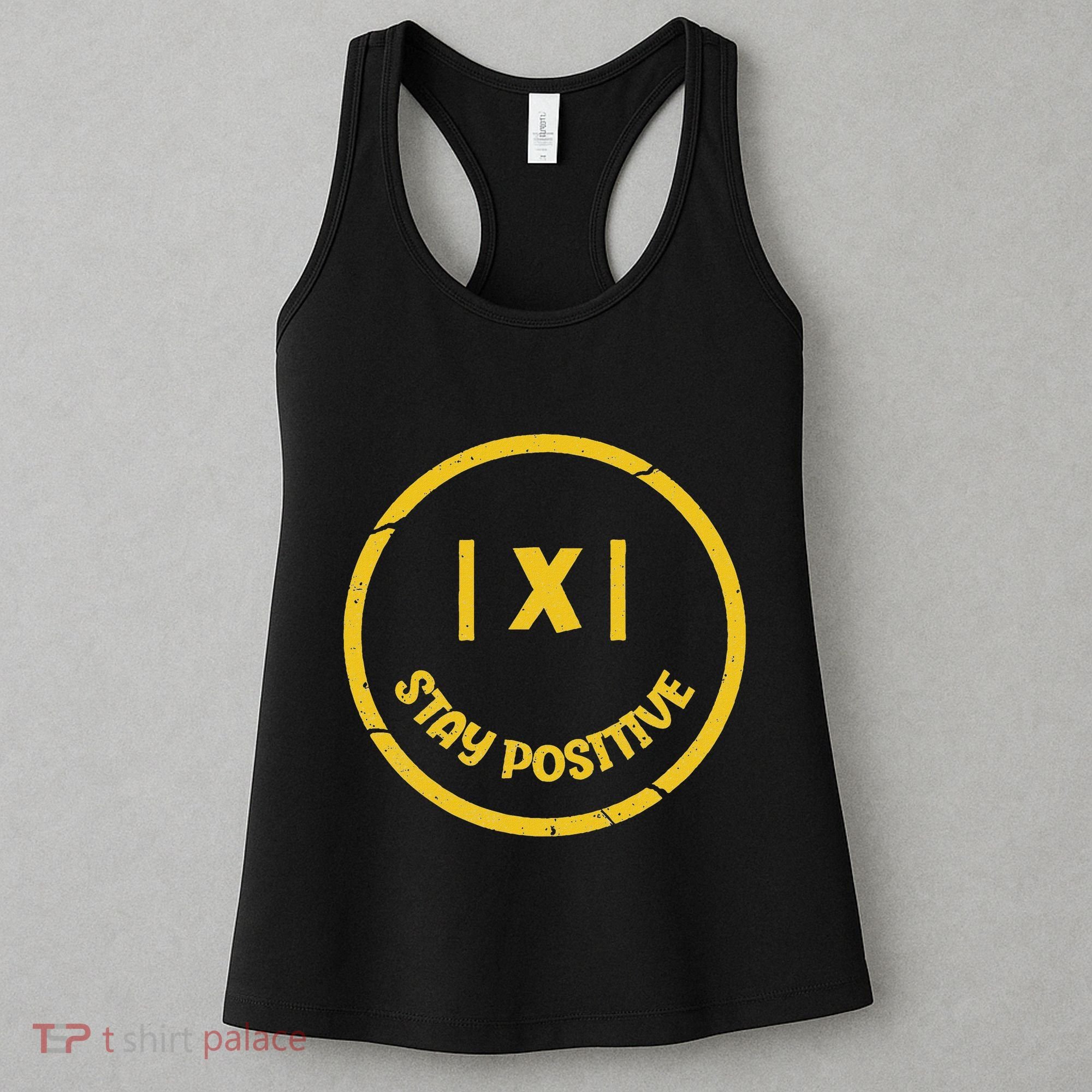 Stay Positive Math Teacher Mathematician Avoid Negativity Women's Tank Top