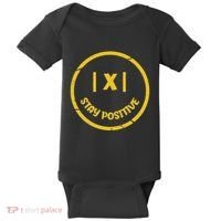 Stay Positive Math Teacher Mathematician Avoid Negativity Baby Bodysuit thumb 0