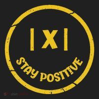 Stay Positive Math Teacher Mathematician Avoid Negativity Golf Towel thumb 3