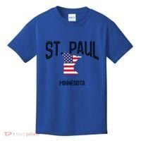 St Paul Minnesota Mn Throwback Retro Usa Flag Meaningful Gift Kids T-Shirt thumb 0