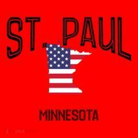 St Paul Minnesota Mn Throwback Retro Usa Flag Meaningful Gift Santa Hat thumb 1
