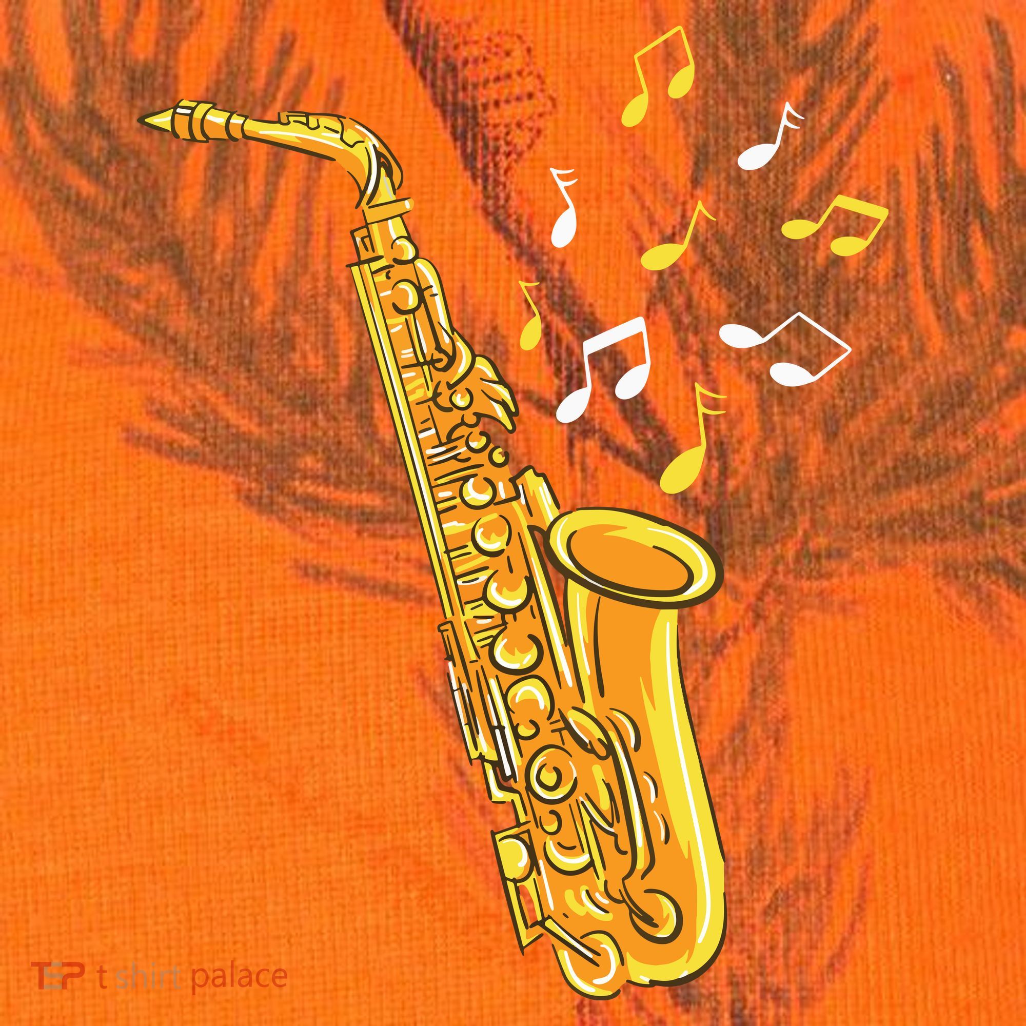 Saxophone Player Musical Notes Saxophonist Jazz Musician Sax Kati Licensed 12" Camo Cuffed Beanie