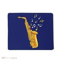 Saxophone Player Musical Notes Saxophonist Jazz Musician Sax Mousepad thumb 0