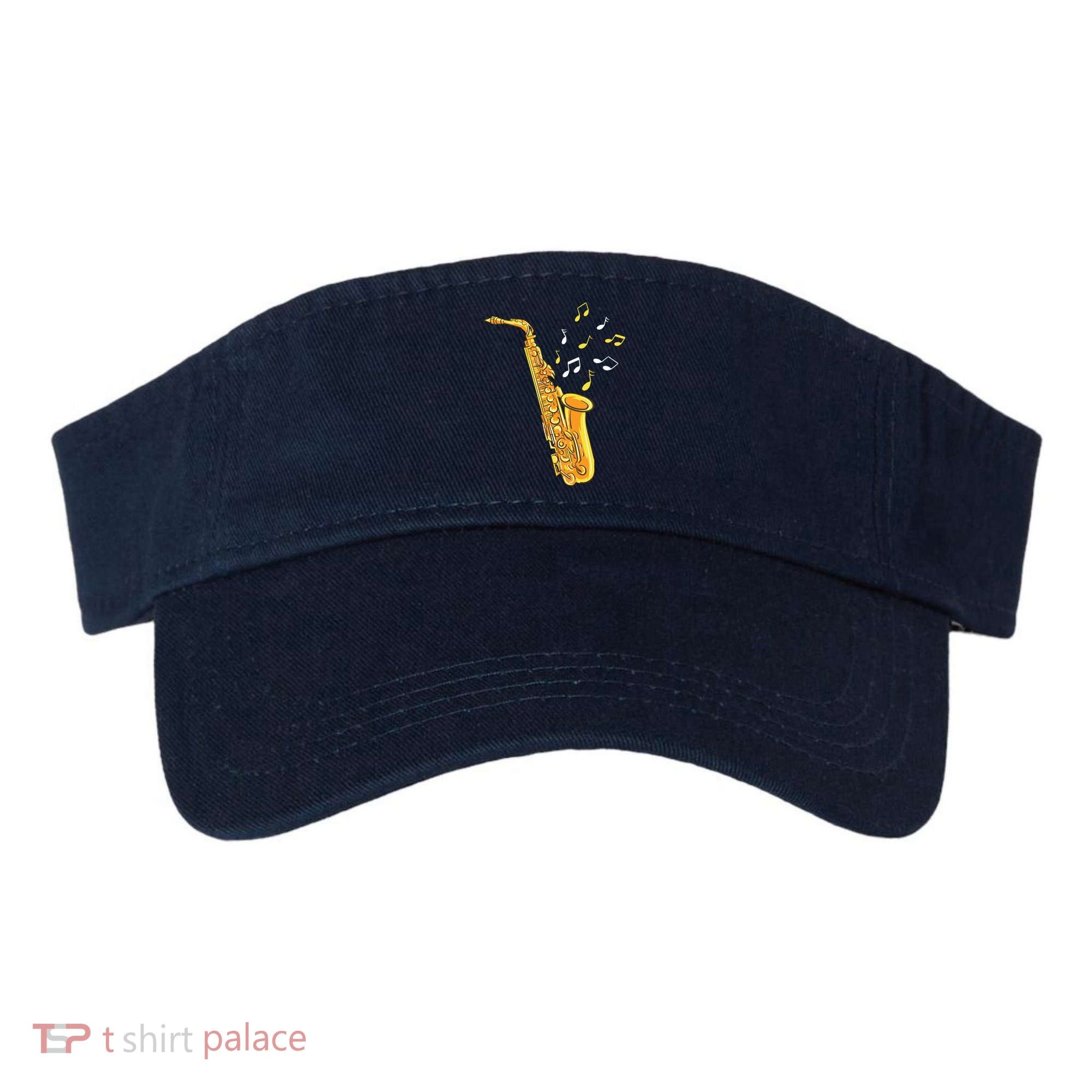 Saxophone Player Musical Notes Saxophonist Jazz Musician Sax Visor