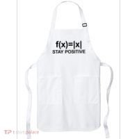 Stay Positive Math Avoid Negativity Math Apron thumb 0