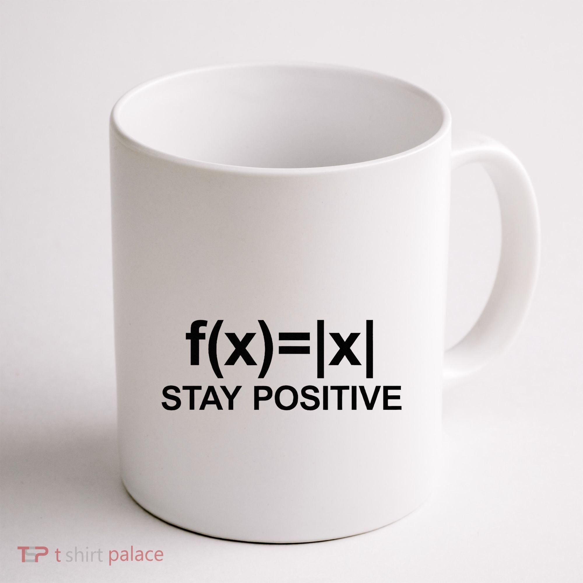 Stay Positive Math Avoid Negativity Math Coffee Mug