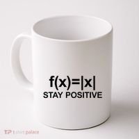 Stay Positive Math Avoid Negativity Math Coffee Mug thumb 0
