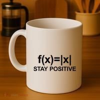 Stay Positive Math Avoid Negativity Math Coffee Mug thumb 4