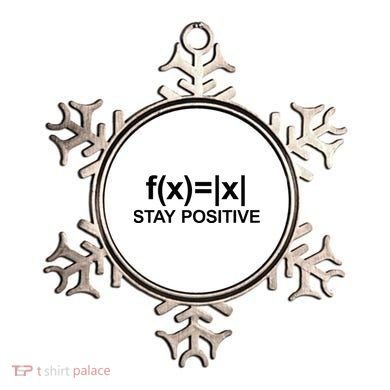Stay Positive Math Avoid Negativity Math Ornament