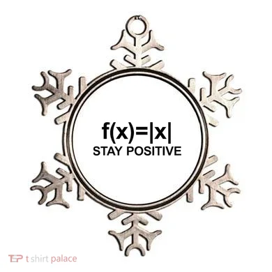 Stay Positive Math Avoid Negativity Math Ornament