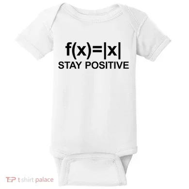Stay Positive Math Avoid Negativity Math Baby Bodysuit
