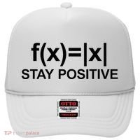 Stay Positive Math Avoid Negativity Math Hat thumb 0