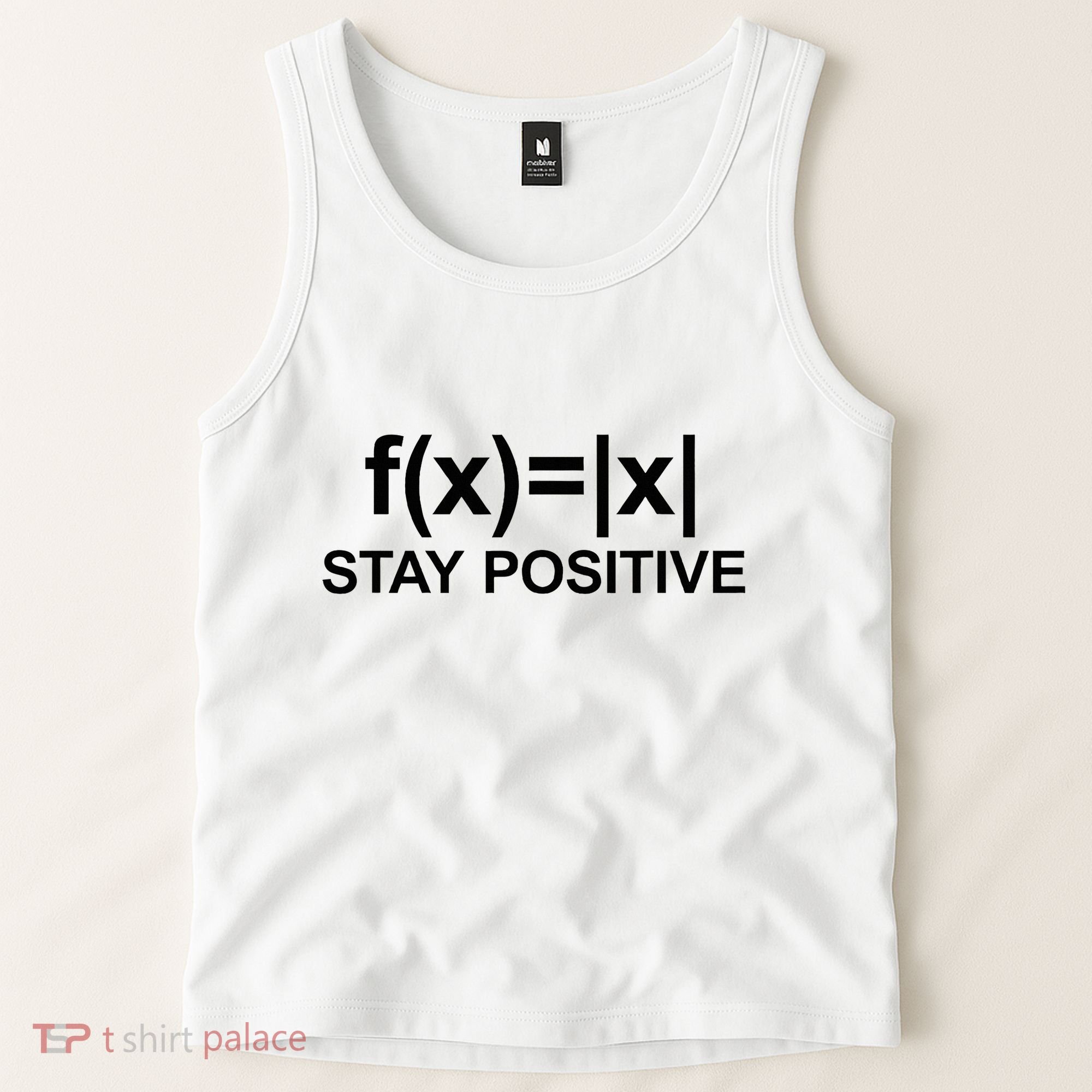 Stay Positive Math Avoid Negativity Math Tank Top