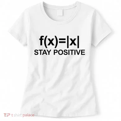 Stay Positive Math Avoid Negativity Math Women's T-Shirt