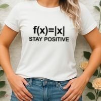 Stay Positive Math Avoid Negativity Math Women's T-Shirt thumb 2