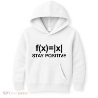 Stay Positive Math Avoid Negativity Math Kids Hoodie thumb 0