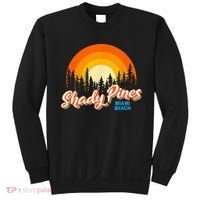 Shady Pines Miami Beach Florida Beach Summer Vacation Sweatshirt thumb 0