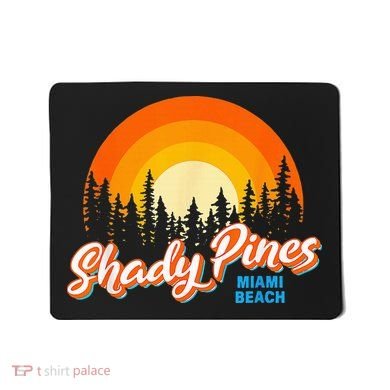 Shady Pines Miami Beach Florida Beach Summer Vacation Mousepad