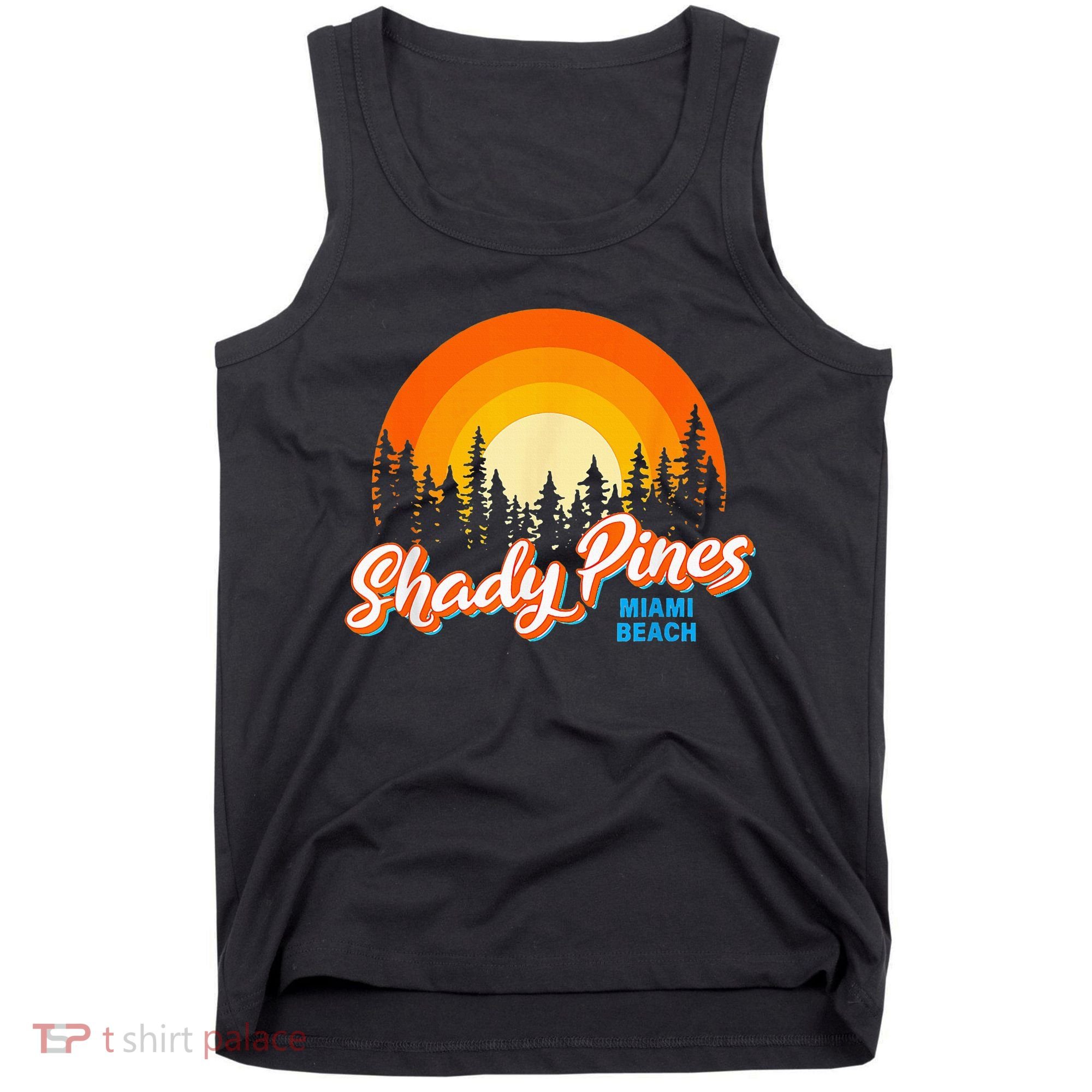 Shady Pines Miami Beach Florida Beach Summer Vacation Tank Top