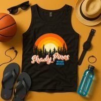 Shady Pines Miami Beach Florida Beach Summer Vacation Tank Top thumb 4
