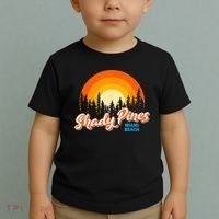 Shady Pines Miami Beach Florida Beach Summer Vacation Toddler T-Shirt thumb 2