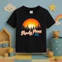 Shady Pines Miami Beach Florida Beach Summer Vacation Toddler T-Shirt thumb 3