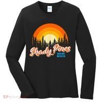 Shady Pines Miami Beach Florida Beach Summer Vacation Women's Long Sleeve Shirt thumb 0