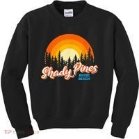 Shady Pines Miami Beach Florida Beach Summer Vacation Kids Sweatshirt thumb 0