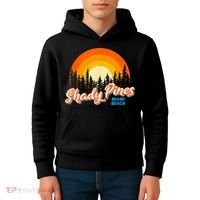 Shady Pines Miami Beach Florida Beach Summer Vacation Kids Hoodie thumb 4