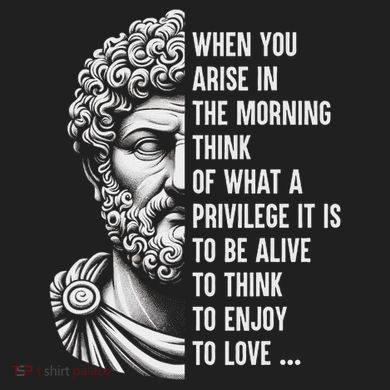 Stoic Philosopher Marcus Aurelius Motivational Quote Five-Panel Snapback Cap