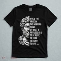 Stoic Philosopher Marcus Aurelius Motivational Quote T-Shirt thumb 5