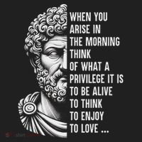Stoic Philosopher Marcus Aurelius Motivational Quote Hat thumb 2