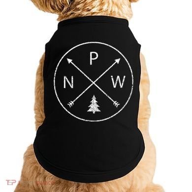 Simple Pacific Northwest Accessory Arrows Pine Tree PNW Doggie Tank