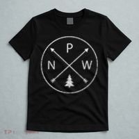 Simple Pacific Northwest Accessory Arrows Pine Tree PNW T-Shirt thumb 5