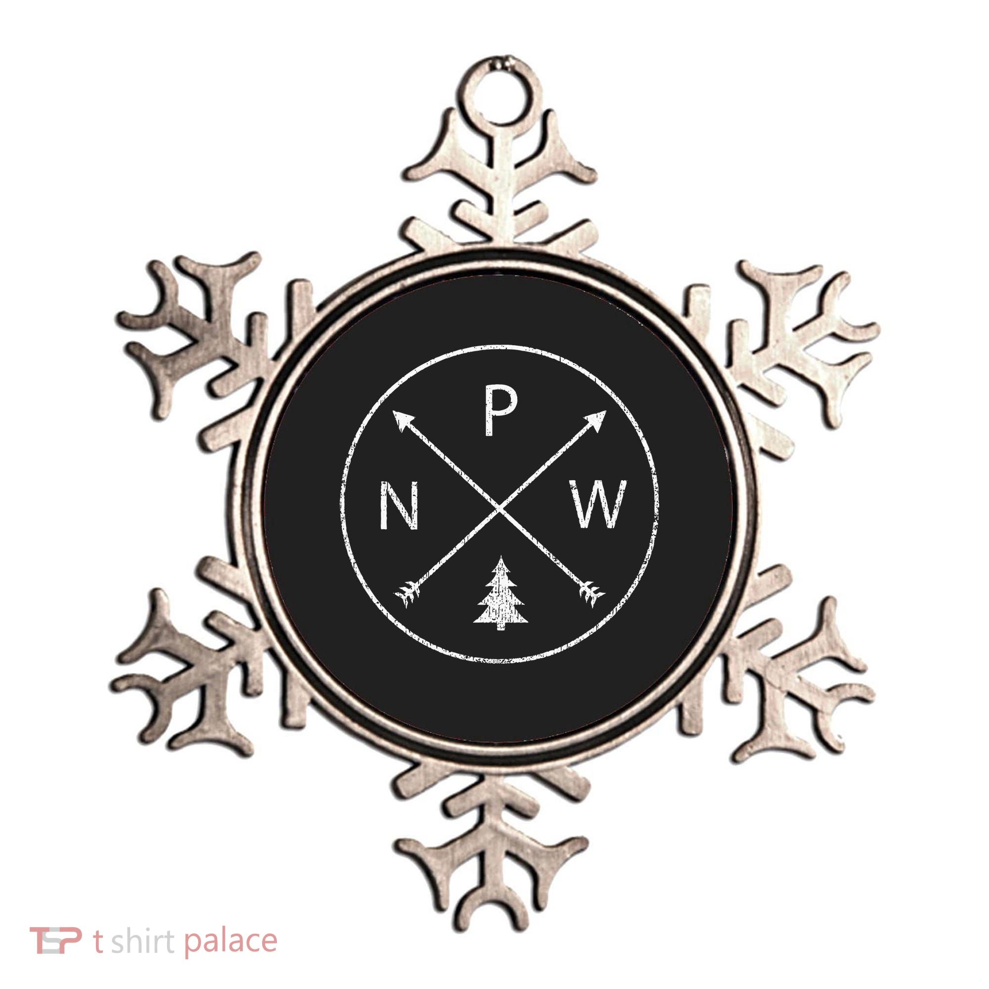 Simple Pacific Northwest Accessory Arrows Pine Tree PNW Ornament