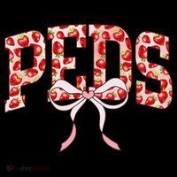 Strawberry Pediatrics Nurse Coquette Bow PEDS RN Nursing Coffee Mug thumb 5