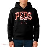 Strawberry Pediatrics Nurse Coquette Bow PEDS RN Nursing Kids Hoodie thumb 4