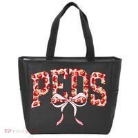 Strawberry Pediatrics Nurse Coquette Bow PEDS RN Nursing Tote Bag thumb 0