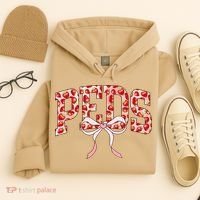 Strawberry Pediatrics Nurse Coquette Bow PEDS RN Nursing Hoodie thumb 4